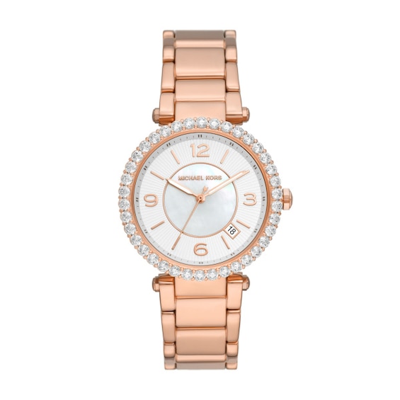 Michael Kors Parker Ladies’ Rose Gold Tone Bracelet Watch