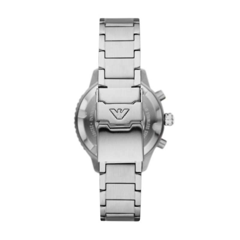 Main Image 2 of Emporio Armani Men's Green Chrono Dial Stainless Steel Bracelet Watch