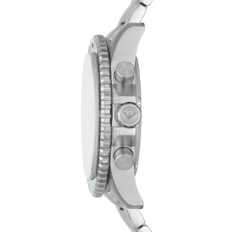 Main Image 3 of Emporio Armani Men's Green Chrono Dial Stainless Steel Bracelet Watch