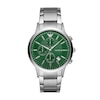 Thumbnail Image 0 of Emporio Armani Men's Green Dial Stainless Steel Bracelet Watch
