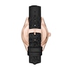Thumbnail Image 1 of Emporio Armani Ladies' Black Leather Strap Watch