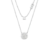 Thumbnail Image 0 of Michael Kors Brilliance Silver CZ MK Layered Necklace