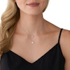 Thumbnail Image 2 of Michael Kors Brilliance Silver CZ MK Layered Necklace