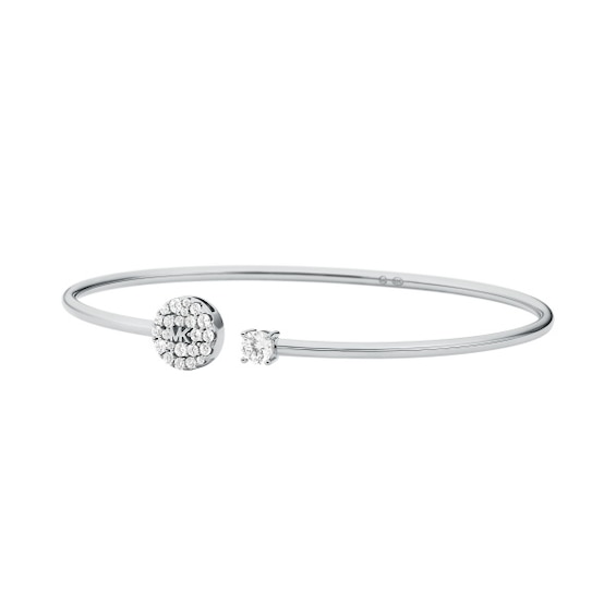 Michael Kors Brilliance Cubic Zirconia Pave Open Bangle