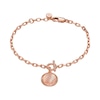 Thumbnail Image 0 of Emporio Armani Rose Gold Plated Sterling Silver 7 Inch MOP Bracelet