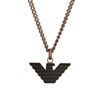 Thumbnail Image 1 of Emporio Armani Men's Bronze Tone Eagle Logo Necklace