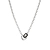 Thumbnail Image 1 of Emporio Armani Men's Stainless Steel Box Chain Logo Necklace