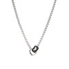 Thumbnail Image 1 of Emporio Armani Men's Stainless Steel Box Chain Logo Necklace