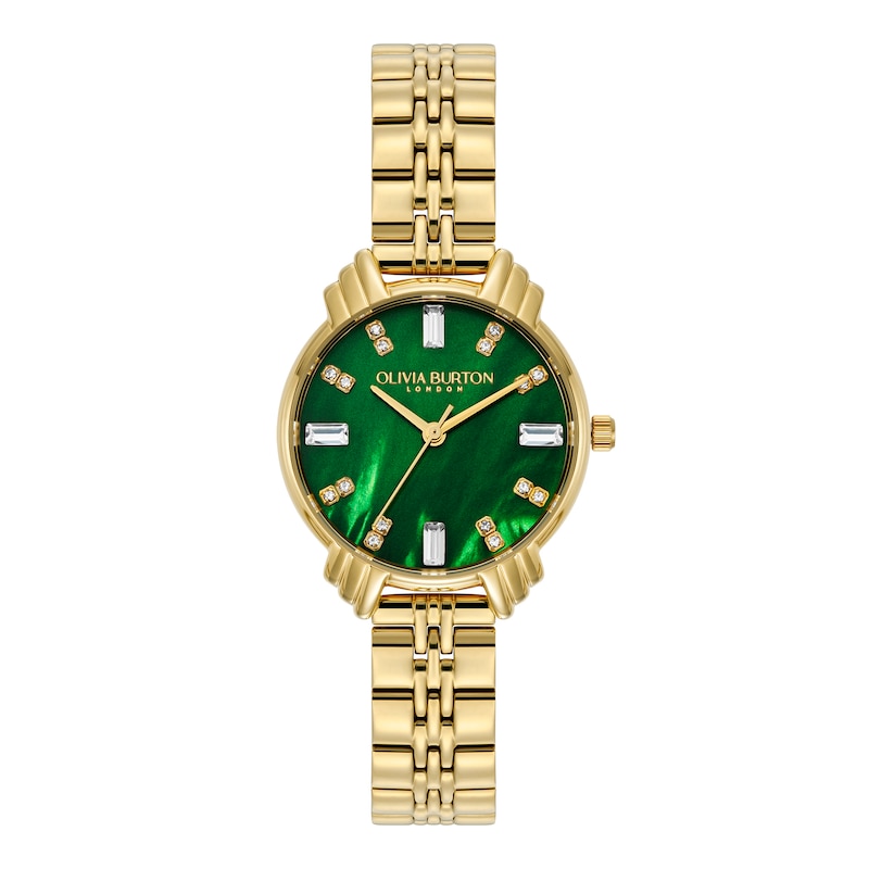 Main Image 1 of Olivia Burton Art Deco Ladies' Yellow Gold Tone Watch