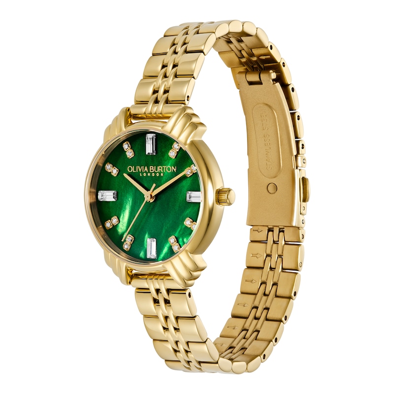 Main Image 2 of Olivia Burton Art Deco Ladies' Yellow Gold Tone Watch