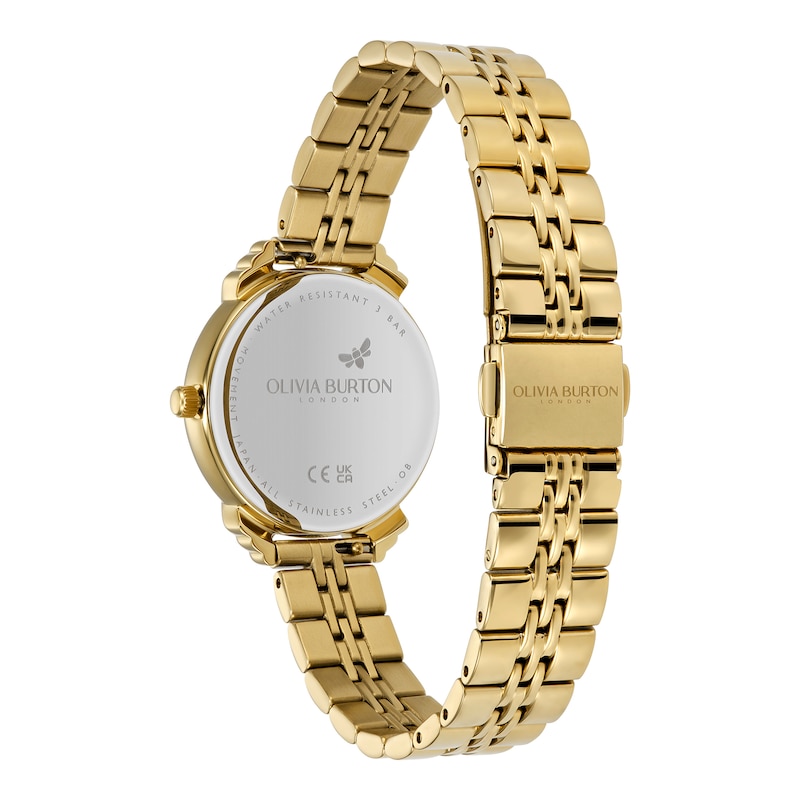 Main Image 4 of Olivia Burton Art Deco Ladies' Yellow Gold Tone Watch