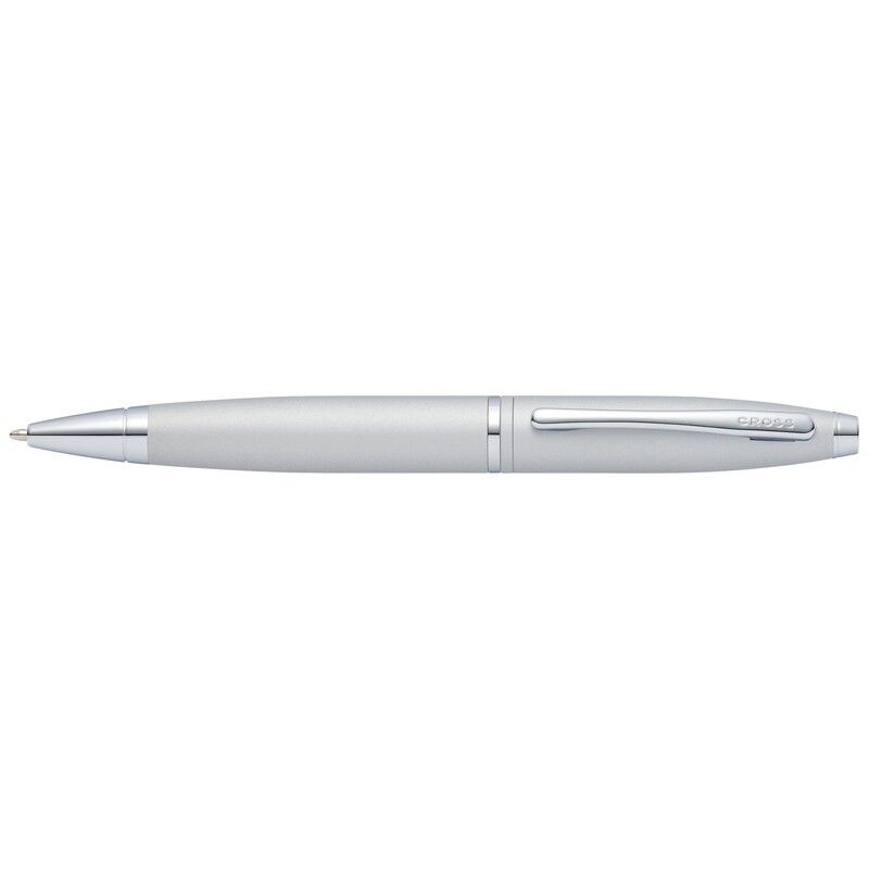 Cross Calais Satin Chrome Ballpoint Pen & Refill Ernest Jones