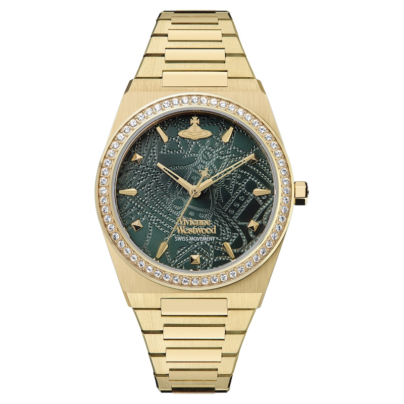 Vivienne Westwood Charterhouse Gold Tone Bracelet Watch
