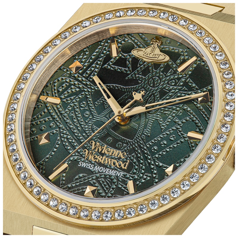 Vivienne Westwood Charterhouse Gold Tone Bracelet Watch