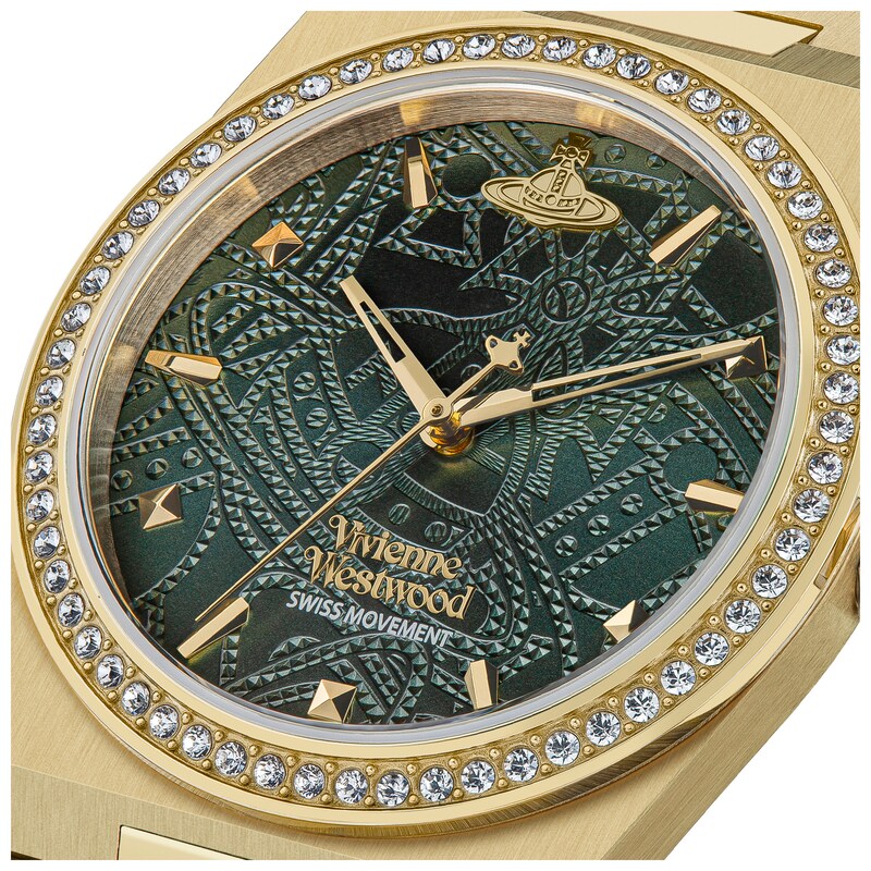 Vivienne Westwood Charterhouse Gold Tone Bracelet Watch
