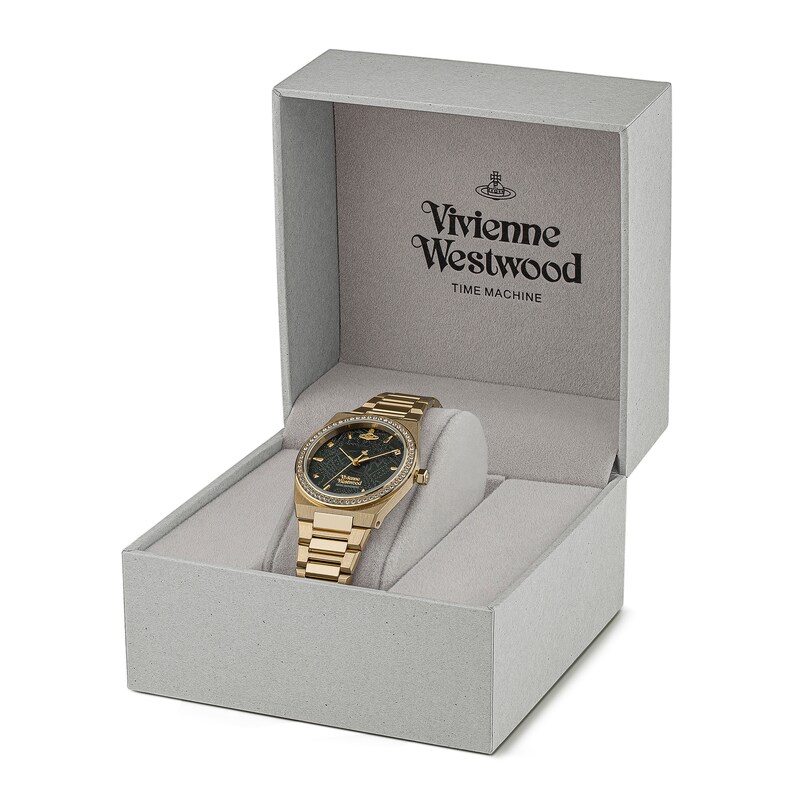 Vivienne Westwood Charterhouse Gold Tone Bracelet Watch