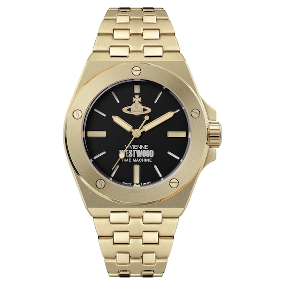 Vivienne Westwood Leamouth Gold Tone Bracelet Watch