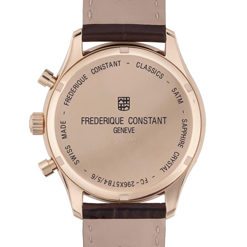 Frederique Constant Classics Quartz Leather Strap Watch