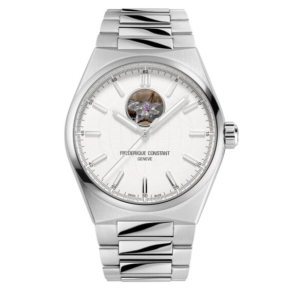 Men's Frederique Constant Heartbeat Bracelet Watch
