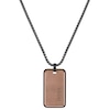 Thumbnail Image 1 of BOSS ID Men's Bronze Tone Stainless Steel Dog Tag Necklace