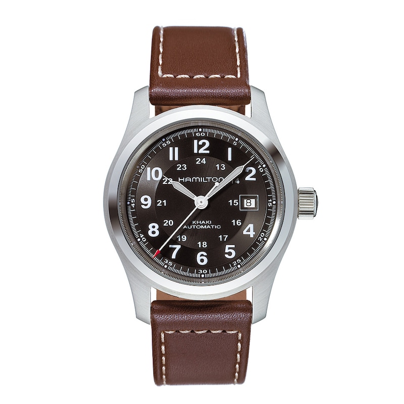 Hamilton Men's Brown Strap Watch