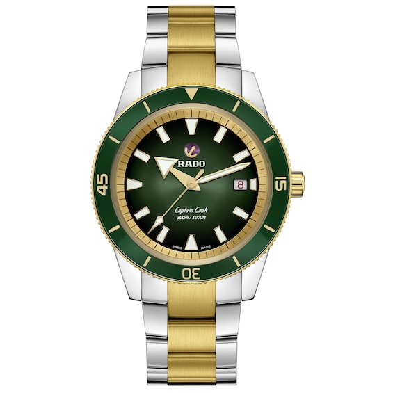 Rado Captain Cook Men’s Two Tone Bracelet Watch