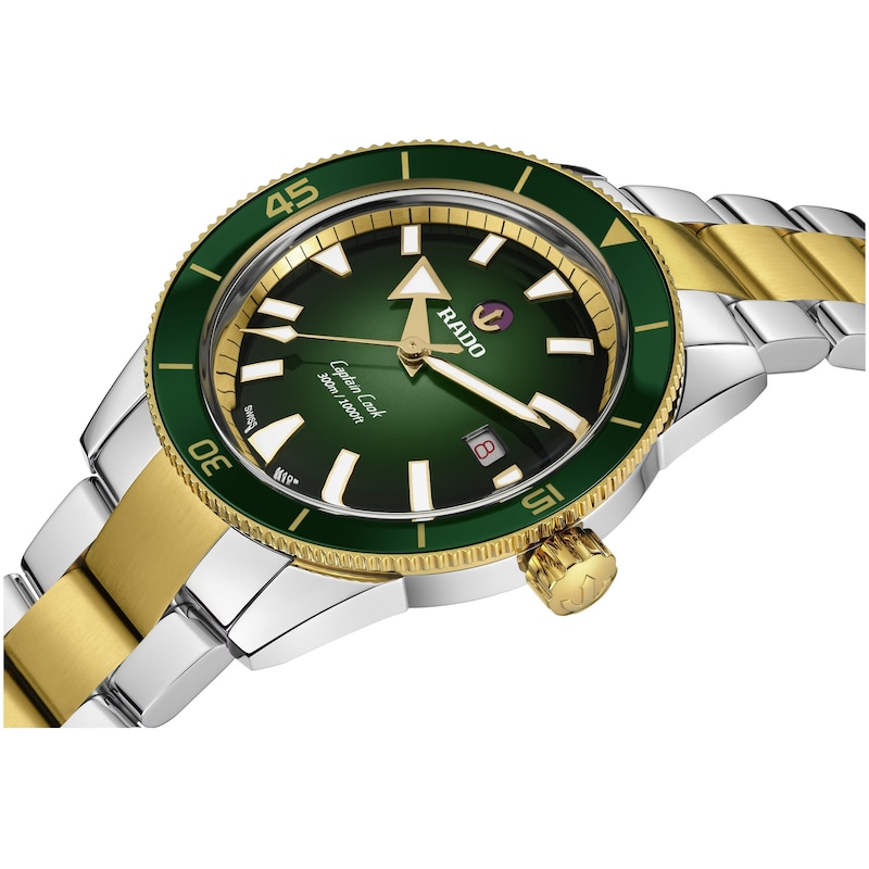 Rado Captain Cook Men's Two Tone Bracelet Watch
