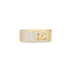 Thumbnail Image 0 of Michael Kors MK Gold Tone Sterling Silver CZ Pavé Ring- Size O