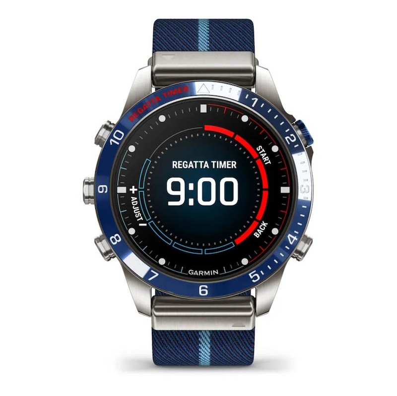 Main Image 1 of Garmin MARQ Captain (Gen 2) Blue Fabric Strap Smartwatch