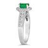 Thumbnail Image 3 of Le Vian Couture Platinum Emerald 0.45ct Diamond Ring