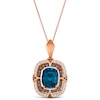 Thumbnail Image 0 of Le Vian 14ct Rose Gold Topaz 0.80ct Diamond Pendant