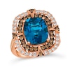 Thumbnail Image 0 of Le Vian 14ct Rose Gold Topaz 0.95ct Diamond Ring