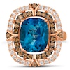 Thumbnail Image 1 of Le Vian 14ct Rose Gold Topaz 0.95ct Diamond Ring