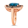 Thumbnail Image 3 of Le Vian 14ct Rose Gold Topaz 0.95ct Diamond Ring