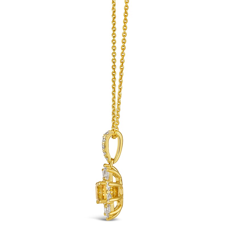 Main Image 2 of Le Vian Couture 14ct Yellow Gold 0.69ct Diamond Pendant