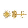 Thumbnail Image 2 of Le Vian 14ct Yellow Gold 0.80ct Total Diamond Stud Earrings