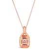 Thumbnail Image 2 of Le Vian 14ct Rose Gold Tanzanite 0.23ct Diamond Pendant