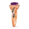 Thumbnail Image 3 of Le Vian 14ct Rose Gold Amethyst 0.29ct Diamond Ring