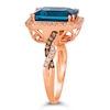 Thumbnail Image 3 of Le Vian 14ct Rose Gold Topaz 0.37ct Diamond Ring