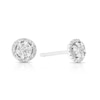 Thumbnail Image 0 of 9ct White Gold 0.14ct Total Diamond Halo Stud Earrings