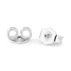 Thumbnail Image 1 of 9ct White Gold 0.14ct Total Diamond Halo Stud Earrings