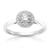 Thumbnail Image 1 of Engagement Ring 18ct White Gold 0.40ct Total Diamond Round Halo Ring