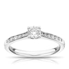 Thumbnail Image 1 of Engagement Ring 9ct White Gold 0.50ct Total Diamond Solitaire Ring