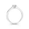Thumbnail Image 3 of Engagement Ring 9ct White Gold 0.50ct Total Diamond Solitaire Ring