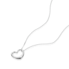 Thumbnail Image 2 of 9ct White Gold Open Heart Pendant
