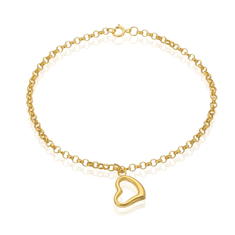 Gucci Icon Bracelet with Round Charm and Heart Cut Out