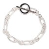 Thumbnail Image 0 of Lauren Ralph Lauren Sterling Silver Chain Toggle Bracelet