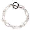 Thumbnail Image 0 of Lauren Ralph Lauren Sterling Silver 7 Inch Chain Toggle Bracelet