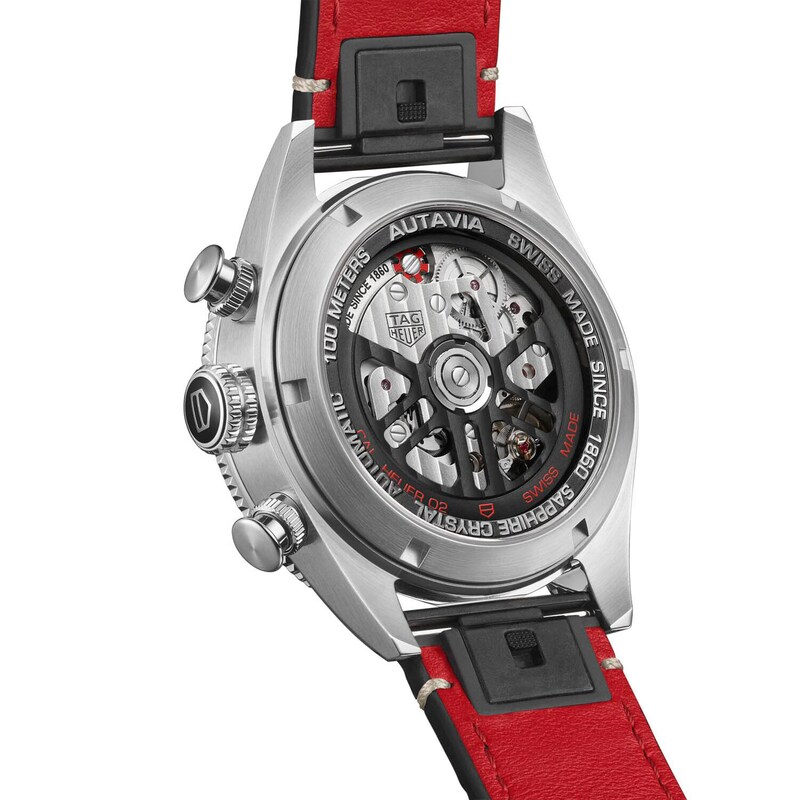 TAG Heuer Autavia Flyback Chronometer Leather Strap Watch