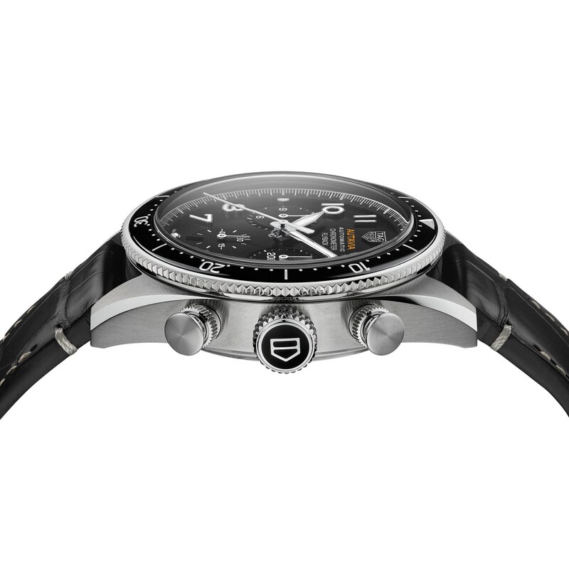 TAG Heuer Autavia Flyback Chronometer Leather Strap Watch